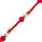 Crystal Lane DIY Holiday Christmas 7" Designer Crystal Glass Stack Bead Strand